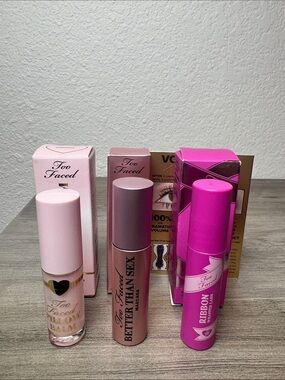 Too Faced Ribbon Wrapped Lash, Better than Sex Mascara & Pillow Balm Travel Set